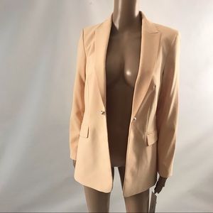 Calvin Klein Open Front Jacket Business Blazer 6